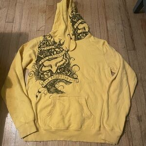 Fox Yellow Graphic Hoodie